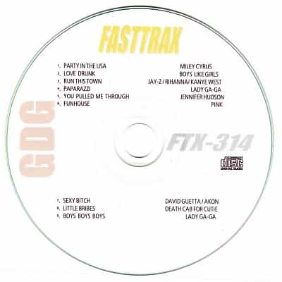 FastTrax Karaoke - FTX314 Disc.